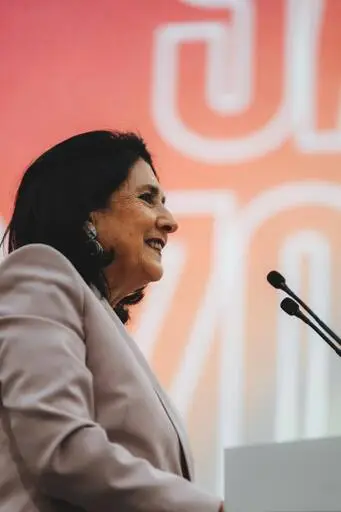 Zurabishvili Warns of Russian Hybrid Threat to Europe in Paris Speech - Civil Georgia