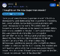 r/israel in meltdown over Superman movie