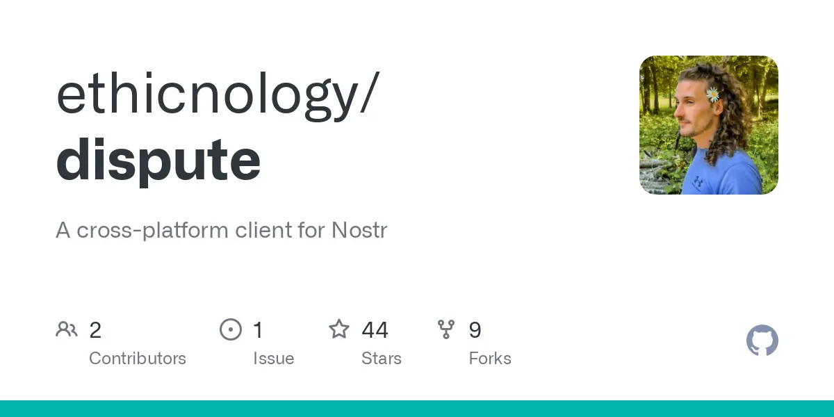 GitHub - ethicnology/dispute: A cross-platform client for Nostr