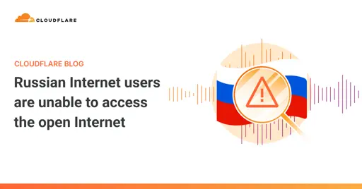 Russian Internet users are unable to access the open Internet