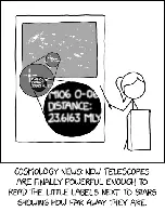 xkcd #3066: Cosmic Distance Calibration