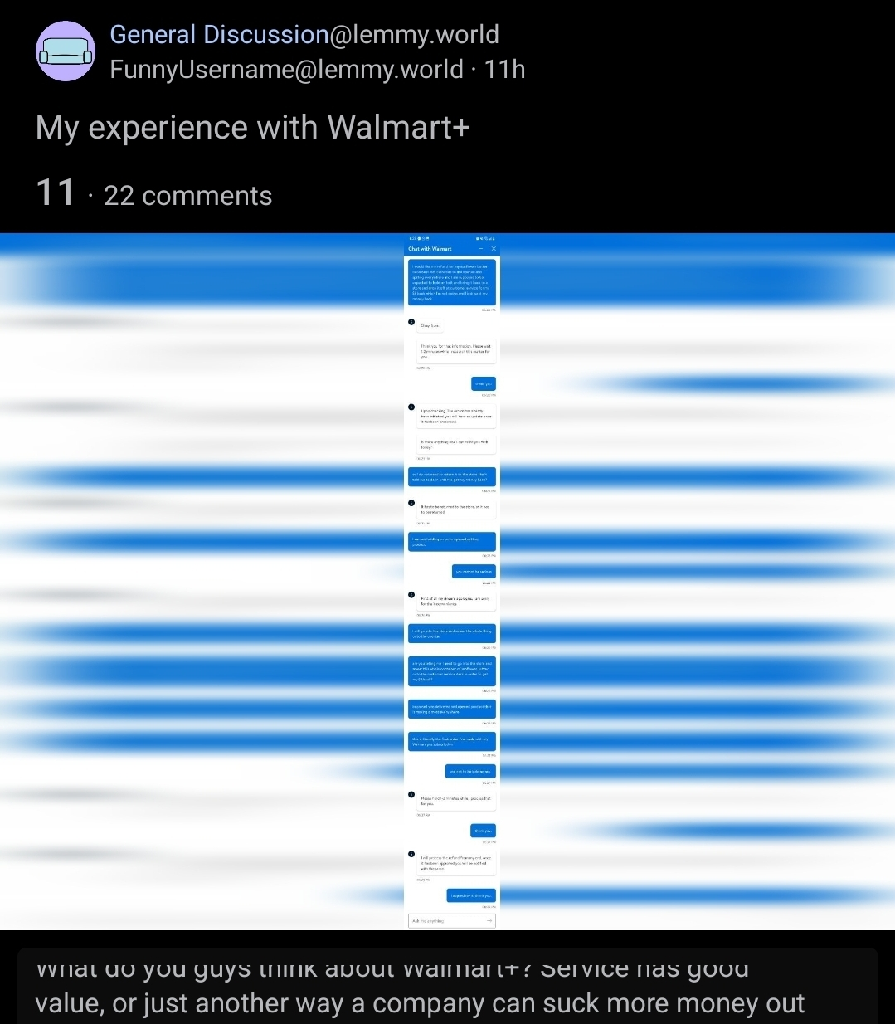 Very tall chat image, with creative blank space