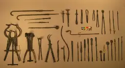 Reproductions of Roman surgical tools, ~1st century AD