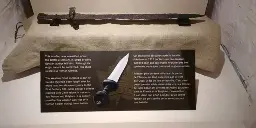 Roman gladius, 1st century BCE, found during WW1 by a Canadian soldier