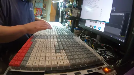 'I made the world's worst keyboard': This YouTuber's homemade board has over 1,000 keys and types in words, not letters