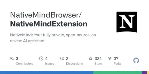 GitHub - NativeMindBrowser/NativeMindExtension: NativeMind: Your fully private, open-source, on-device AI assistant