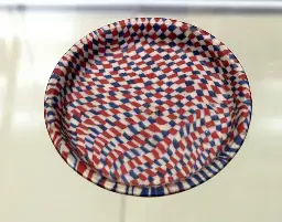 Roman-Egyptian mosaic glass plate, ~1st century AD