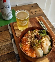 Finally got a job offer after 14 months.. celebrating with donburi! 😋