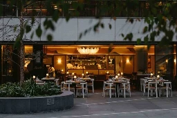 A golden-hued Italian restaurant is now open at 25 Martin Place