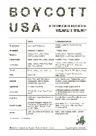 Boycott USA Flyer