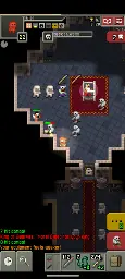 Warrior with low health in the Dwarf King Boss Fight after just being hit with a Warlock bolt.