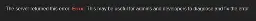 Error message on the Lemmy web UI: "The server returned this error: Error. This may be useful for admins and developers to diagnose and fix the error."