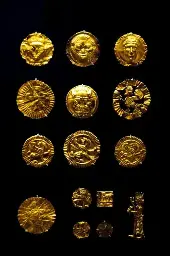 Gold trinkets, Iran, 6th-2nd century BCE
