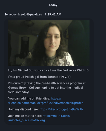 A classic "Nicole" spam