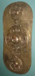 Battersea Shield, sheet bronze, Britain, 3rd century BCE-1st century AD