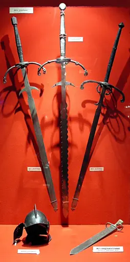 Two-handed swords in Lviv, Ukraine, 16th century AD?
