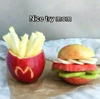 to make them eat fruit