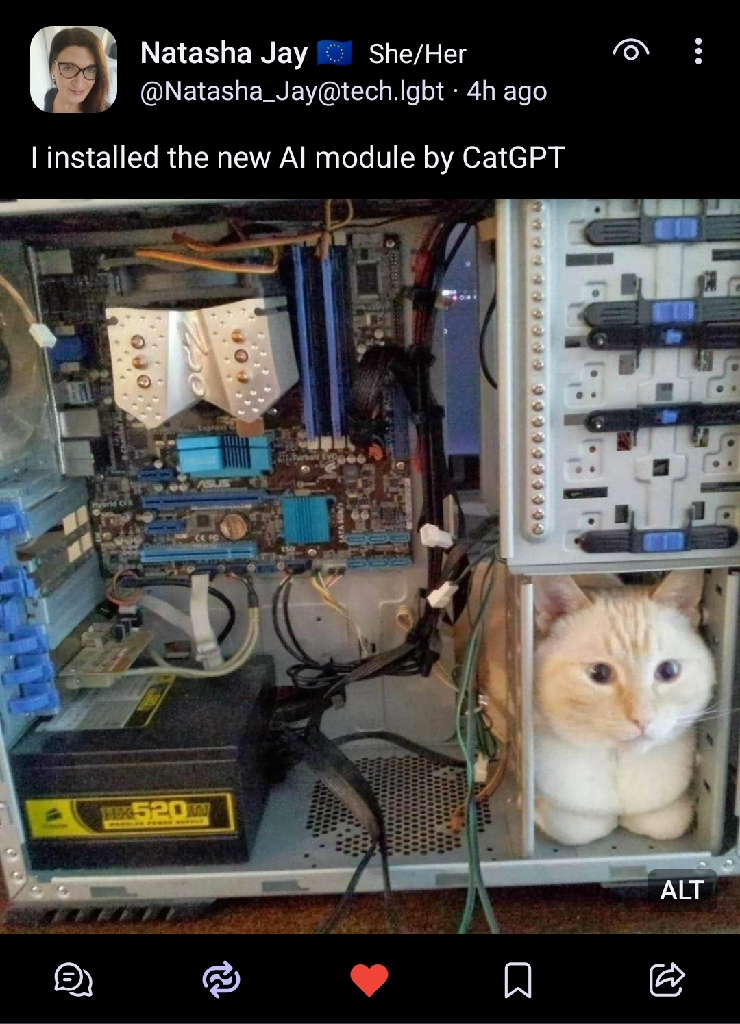installed new AI module by CatGPT