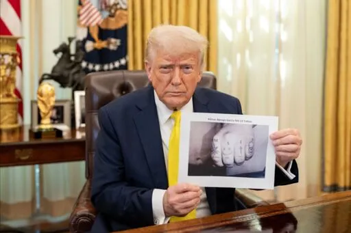Trump Posted a Photo of Abrego Garcia's Hand With an MS-13 Knuckle Tattoo. Internet Sleuths Say It's Photoshopped