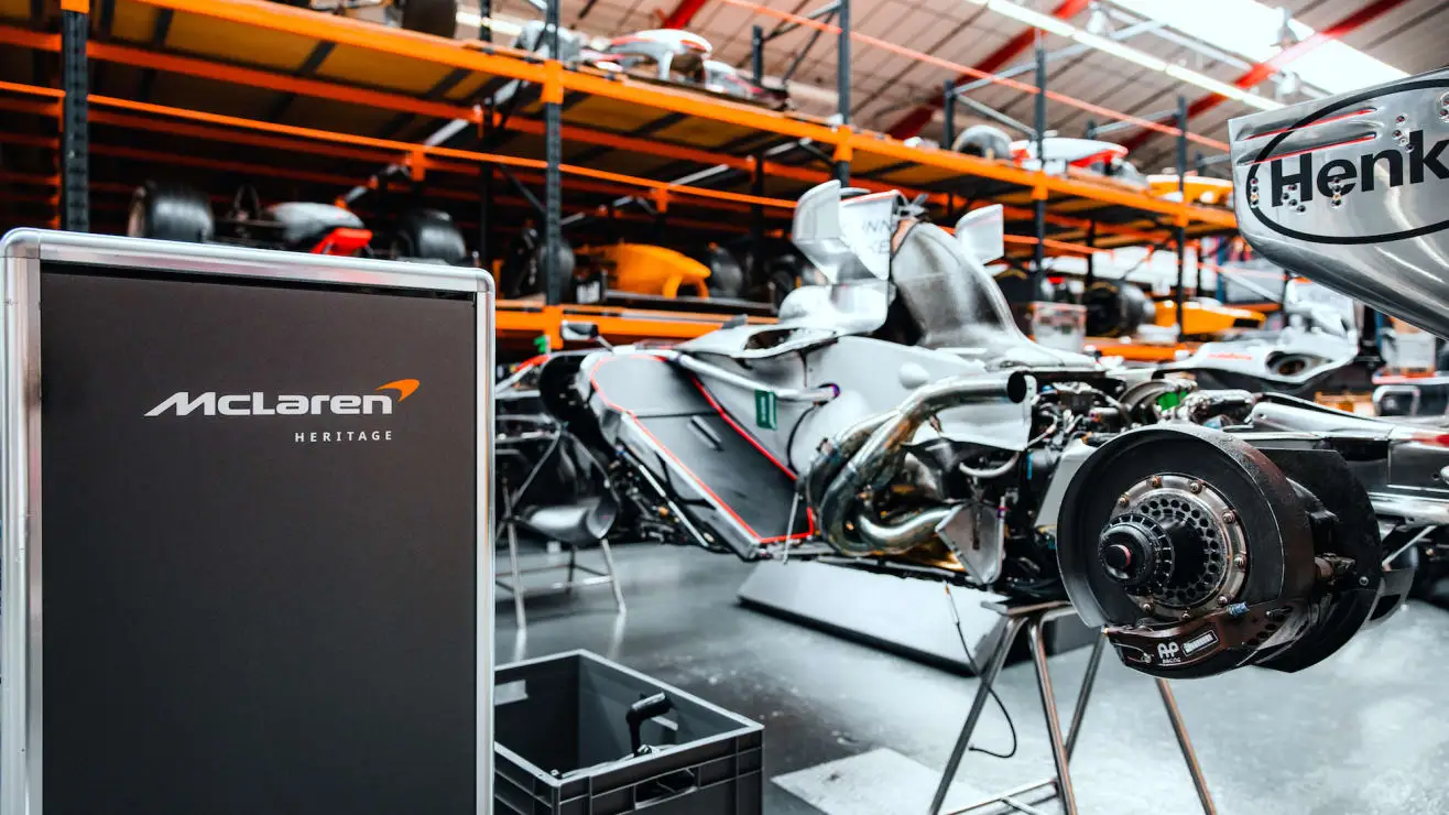 McLaren historic F1 car warehouse: Inside the secret warehouse that’s home to a treasure trove of historic McLaren F1 cars | Formula 1®