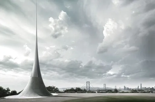 Yerba Buena Island Gets Nice 69-Foot-Tall Sundial Sculpture That’s Visible From SF