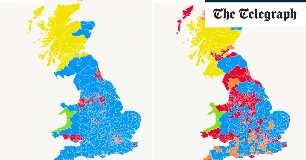 Tories facing 1997-style general election wipeout