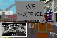ICE Protests Pop Up on Roblox as Kids Organize Virtual Demonstrations: 'FRICK ICE'