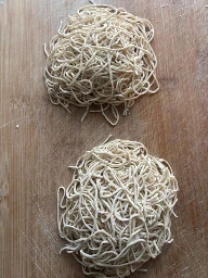 first successful attempt at noodles