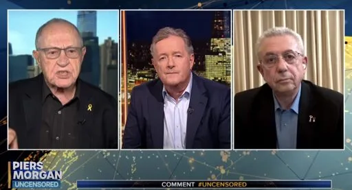 Alan Dershowitz Says, ‘If You Want to Destroy Hamas, You Have to Kill the Civilians’ During Tense Piers Morgan Debate