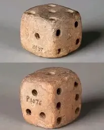 Terracotta die, Indus Valley, modern-day Pakistan, 2600-1800 BCE