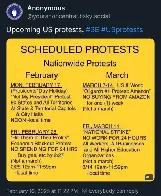 Upcoming US Protests