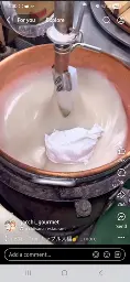 What was mixed in the mochi dough?