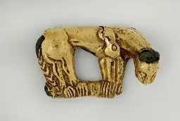 Scythian lion ornament, found in Crimea, Ukraine, 5th century BCE
