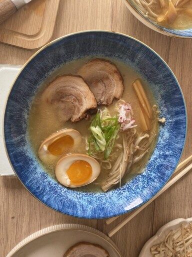 My first bowl of ramen made from scratch!!