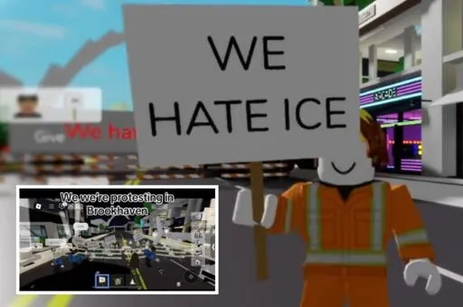 ICE Protests Pop Up on Roblox as Kids Organize Virtual Demonstrations: 'FRICK ICE'