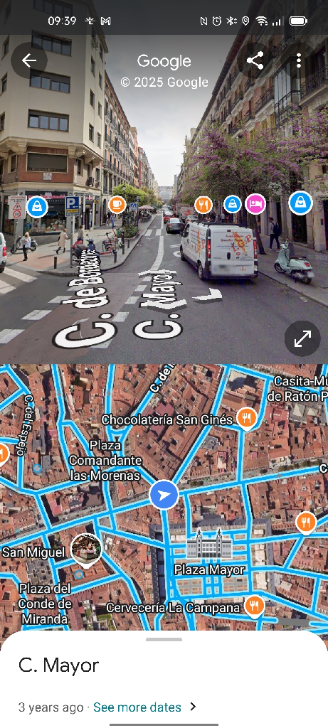 Google maps image showing the area in the original post at street level for the top 1/2. 