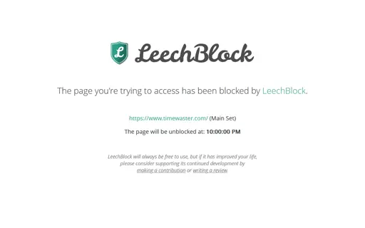 LeechBlock NG – Get this Extension for 🦊 Firefox (en-US)