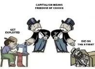 Capitalism means freedom of choice