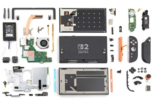 Switch 2 Teardown: Still Glued, Still Soldered, Still Drifting