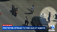 Protester appears to fire gun at federal immigration agents near Camarillo