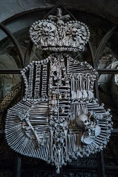 Schwarzenberg Family Cres, Sedlec Ossuary Bone Church