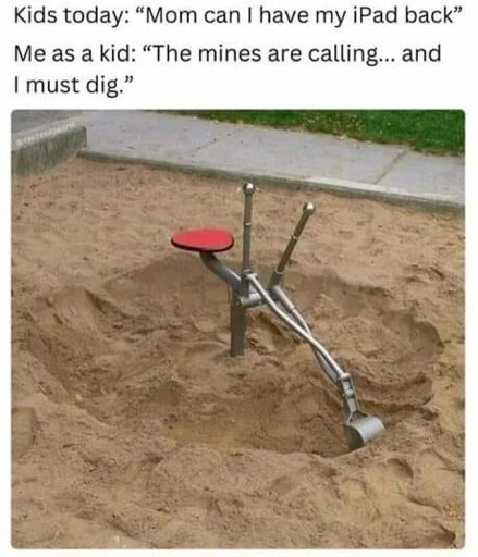 i am a kid and im digging a hole
