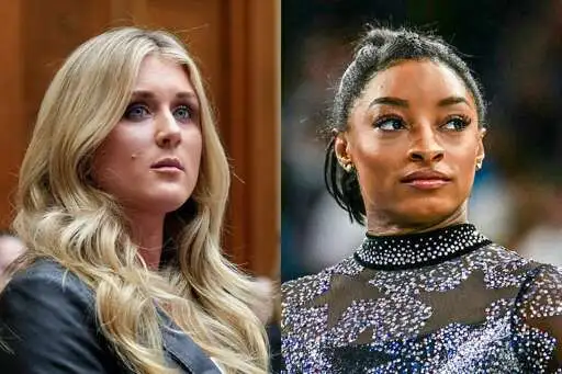 Simone Biles calls Riley Gaines 'sick' over criticism of transgender athletes
