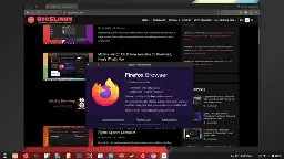 Screenshot of Firefox 139 beta showing the 9to5linux.com website and the About Mozilla Firefox dialog.