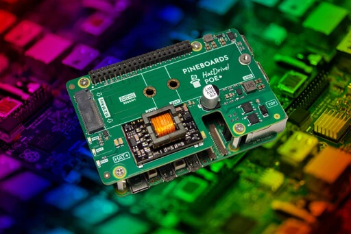 Pineboards' PoE+ HAT brings power and NVMe to your Raspberry Pi 5