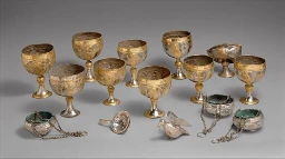 Byzantine chalices and religious objects, Syria, 6th-7th century AD