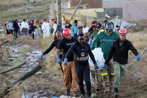 South Africa floods leave at least 78 dead as official says rescue attempts were 'paralyzed'