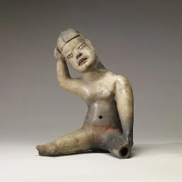 Olmec Hollow Seated Figure, 1200-900BC