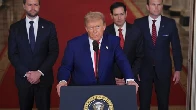 US has struck three Iranian nuclear sites, Trump says, joining Israeli air campaign