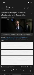 Screenshot of quoted text in post body, which is unreadable due to styling issues